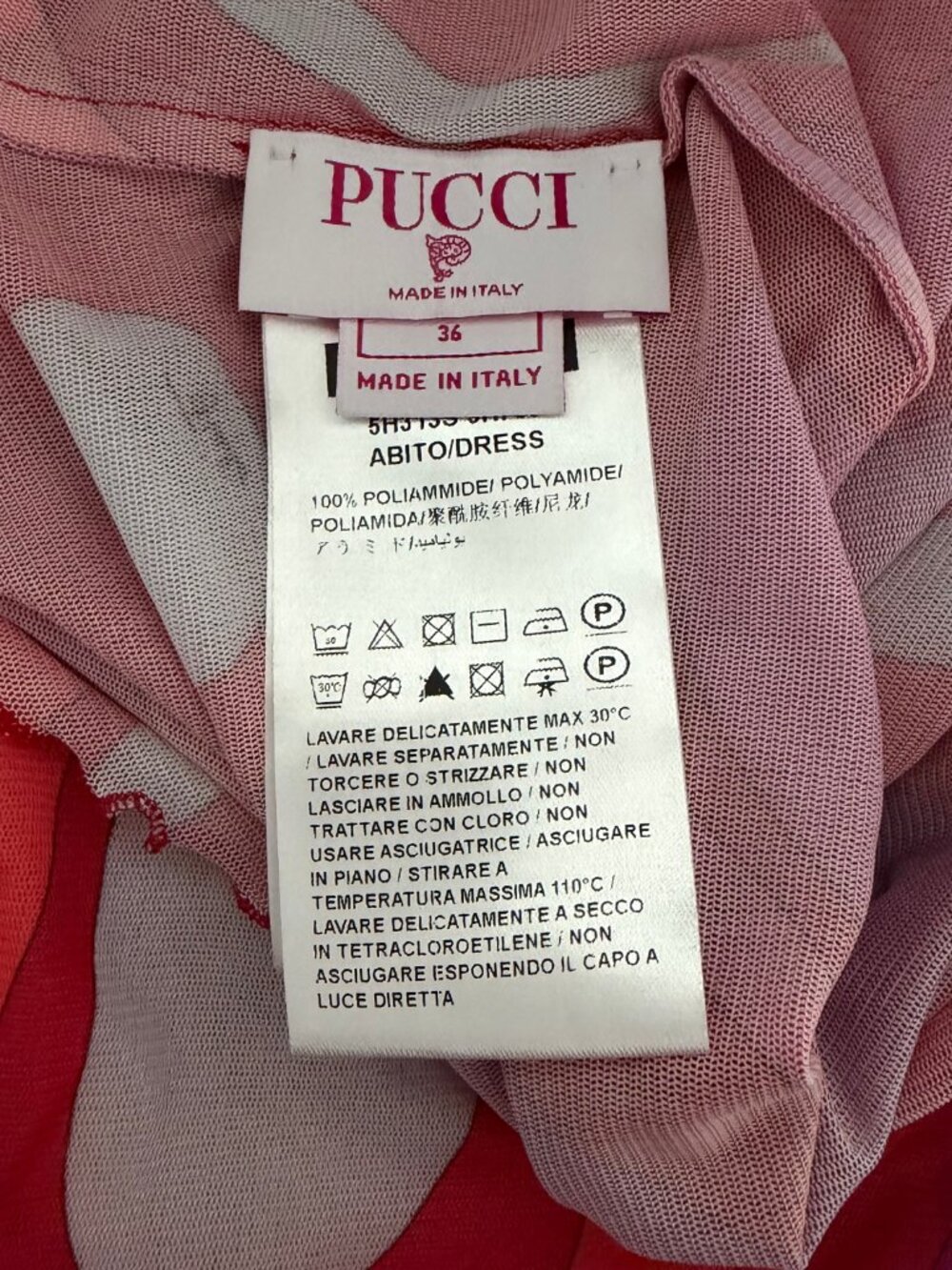 NWOT ！Pucci Marmo semi-sheer maxi dress - Picture 10 of 10
